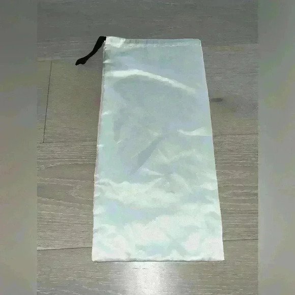 Gucci Dust Bag Off White satin Bag Black Draw Authentic storage travel - Picture 3 of 9